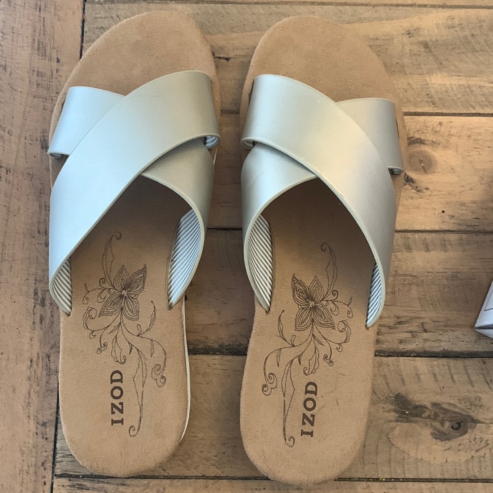 Gold sandals